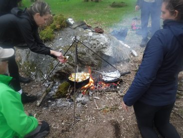 Cooking on the Camp Fire